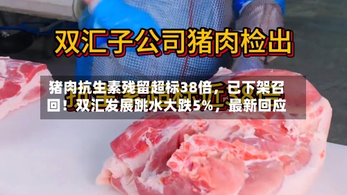 猪肉抗生素残留超标38倍，已下架召回！双汇发展跳水大跌5%	，最新回应-第3张图片