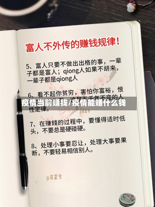 疫情当前赚钱/疫情能赚什么钱