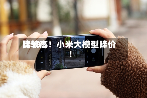 比较高降99%！小米大模型降价！-第3张图片